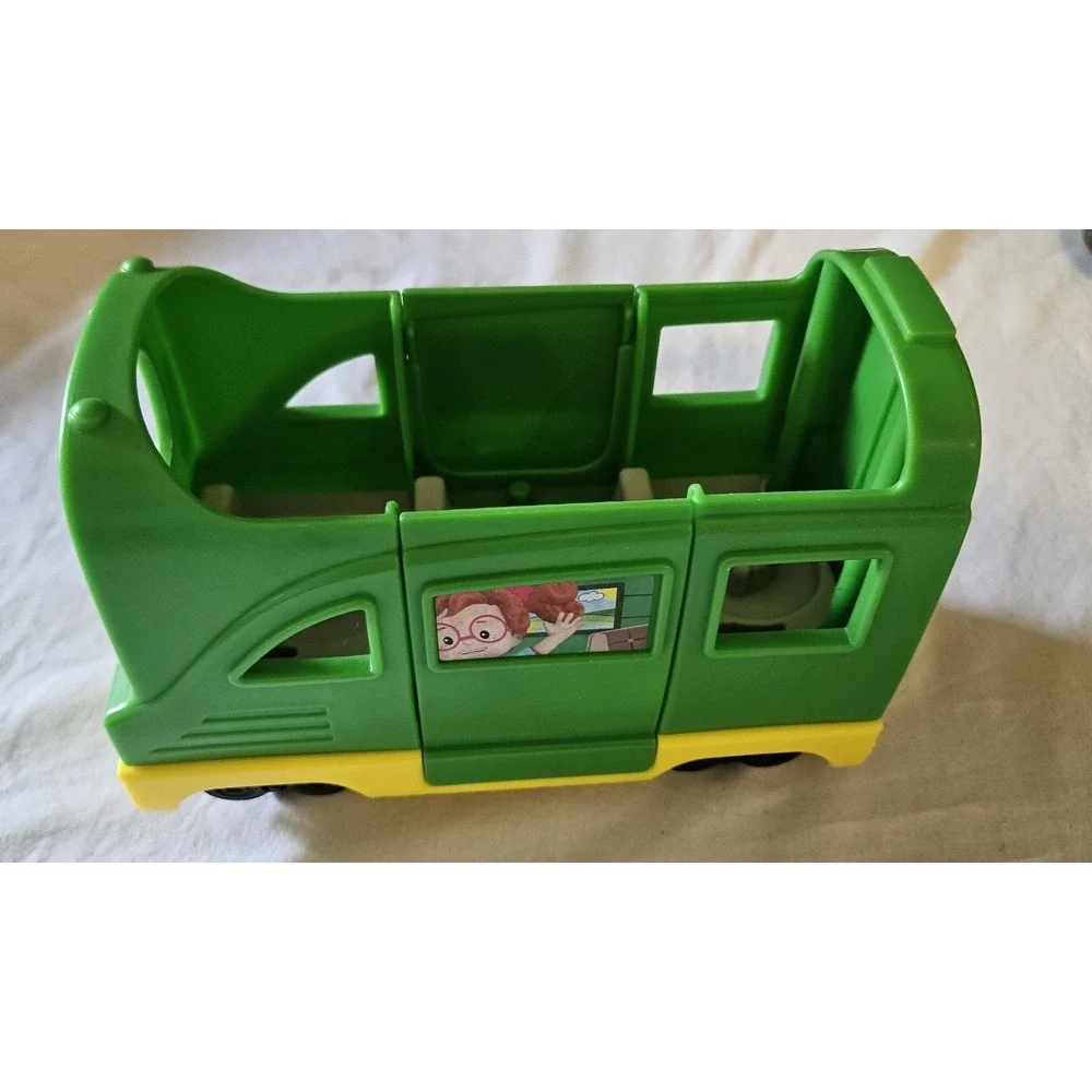 Little People Green School‎ Bus Replacement Vehicle Fisher-Price Toy Bus Only